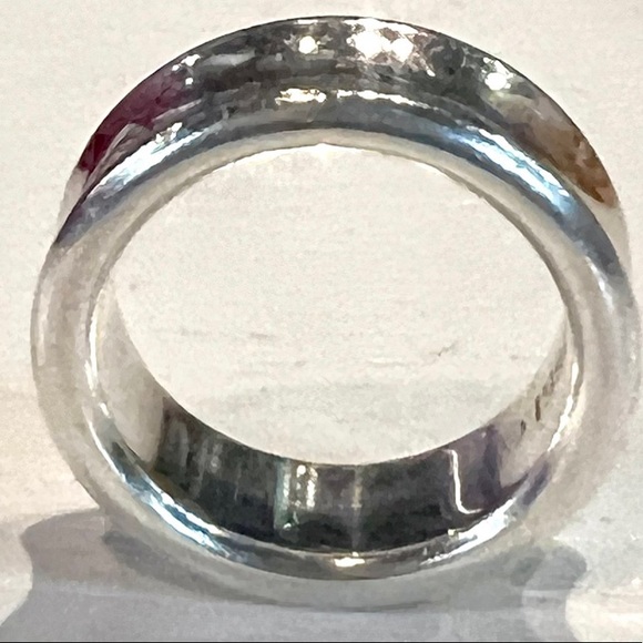 TIFFANY AND COMPANY 1837 STERLING SILVER BAND RING | SIZE 5 - Picture 8 of 12